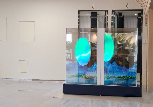 55인치 투명OLED 듀얼형